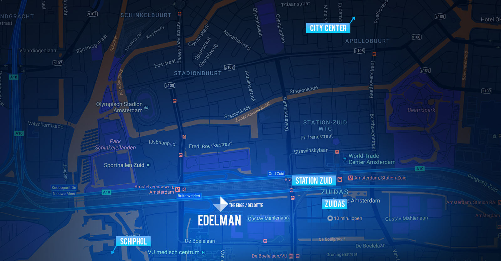 Contact us map